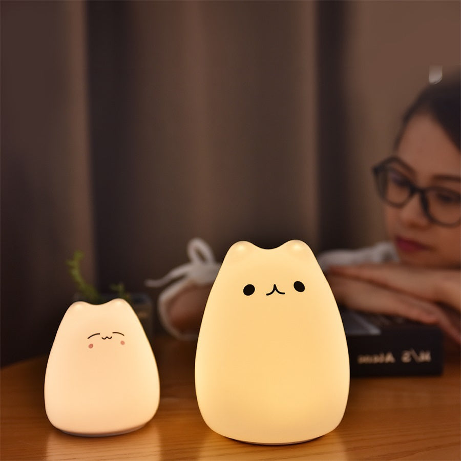 Eco-Friendly Silicone Touch Sensor Night Light for Kids