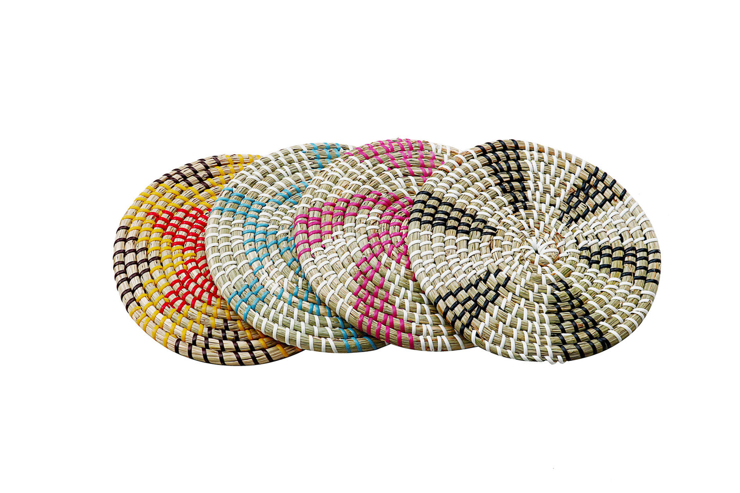 Eco-Friendly Woven Straw Coasters for Sustainable Dining