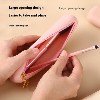 Eco-Friendly Silicone Makeup Brush Travel Bag