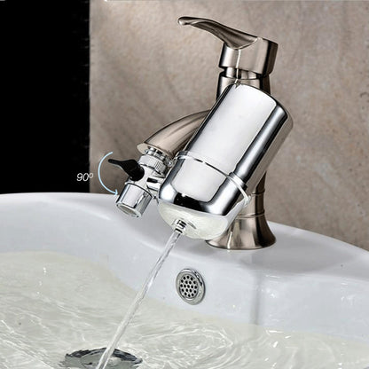 Water-Saving Faucet Attachment in Stainless Steel