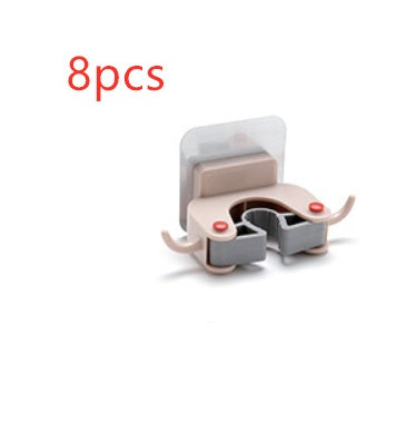 Eco-Friendly Wall-Mounted Mop and Broom Holder