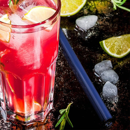 Eco-Friendly Reusable Green Drinking Straw - Sustainable Silicone Alternative