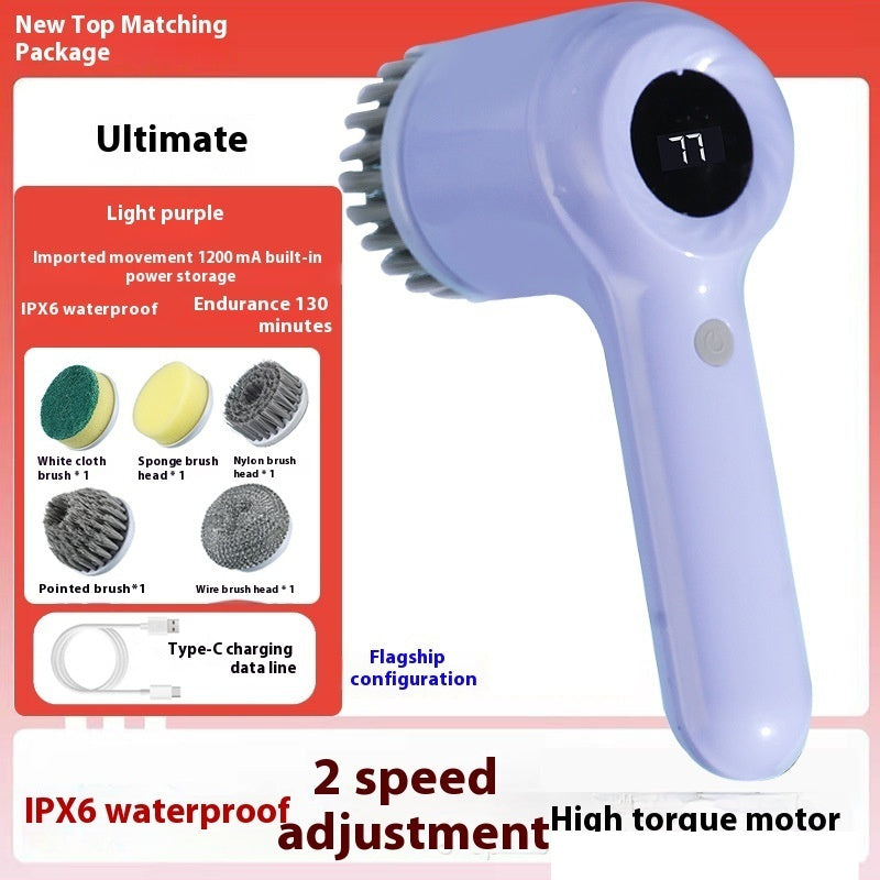 Multifunctional Electric Cleaning Brush for Efficient Eco-Friendly Home Cleaning