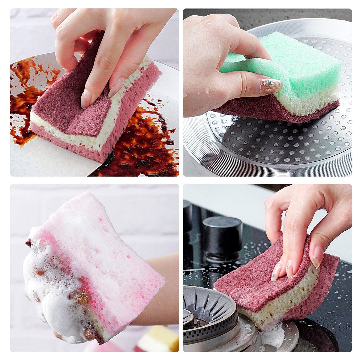 Eco-Friendly High Foam Cleaning Sponges