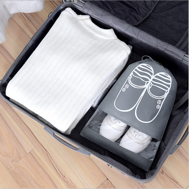 Non-Woven Shoe Dust Bag – Drawstring Storage Pouch