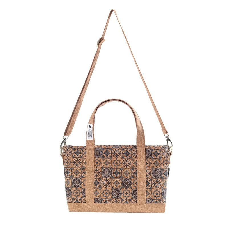 Eco-Friendly Cork Crossbody Bag - Stylish & Sustainable