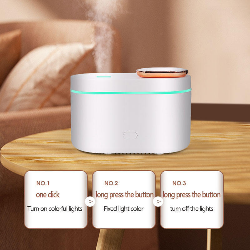 Eco-Friendly LED Humidifier with Aromatherapy Function