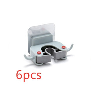 Eco-Friendly Wall-Mounted Mop and Broom Holder