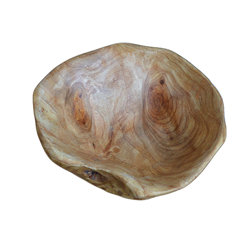 Eco-Friendly Wooden Tea Tray & Fruit Plate Set