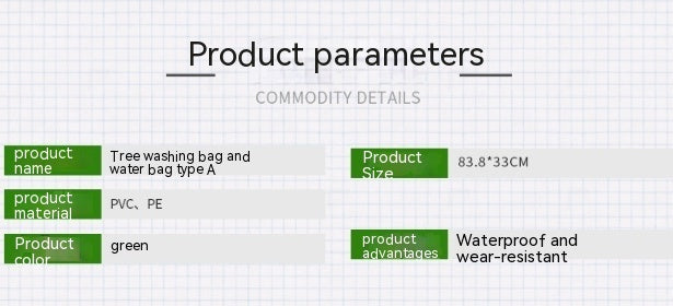 Eco-Friendly Tree Watering Bags - Water-Saving, Reusable, Durable