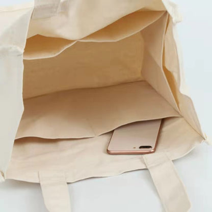Eco-Friendly Reusable Tote Bag - Sustainable Cotton Canvas Shopping Bag