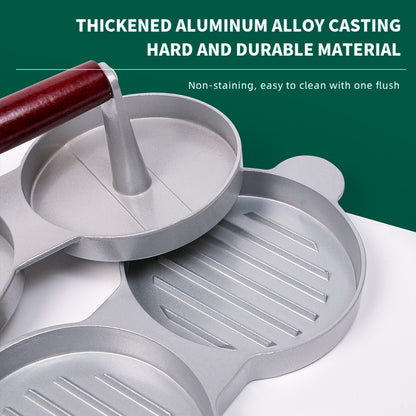 Eco-Friendly Hamburger Meat Press - Durable, Reusable Kitchen Tool