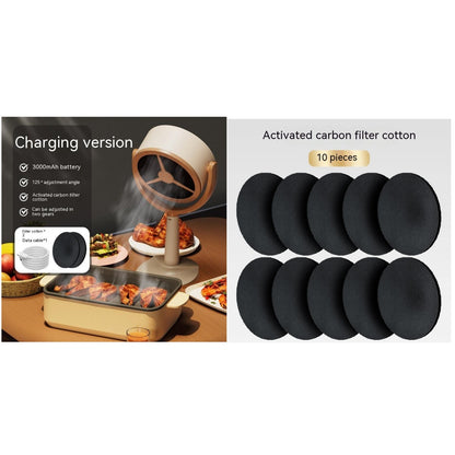 Wireless Portable Range Hood for Smoke Reduction