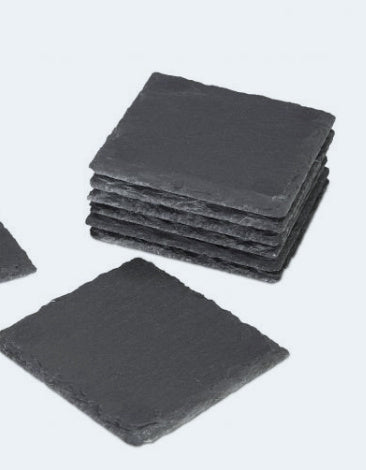 Eco-Friendly Black Natural Slate Serving Plate