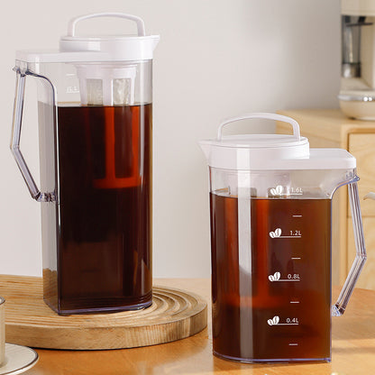 Eco-Friendly Reusable Beverage Pitcher with Measurement Markings