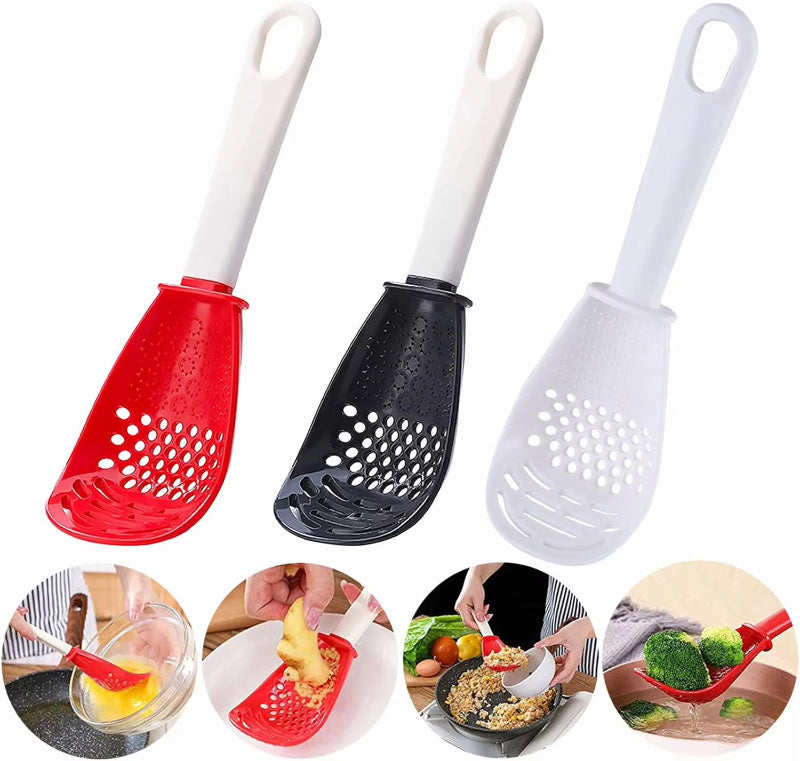 Eco-Friendly Multi-Functional Kitchen Strainer Spoon