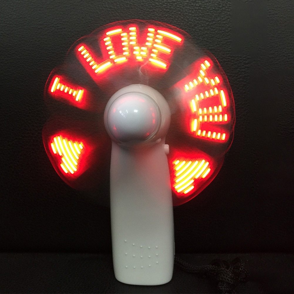 Handheld LED Message Fan