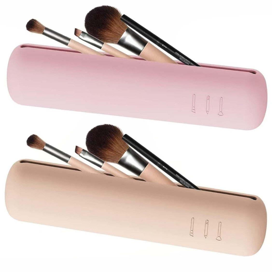Eco-Friendly Silicone Makeup Brush Travel Bag