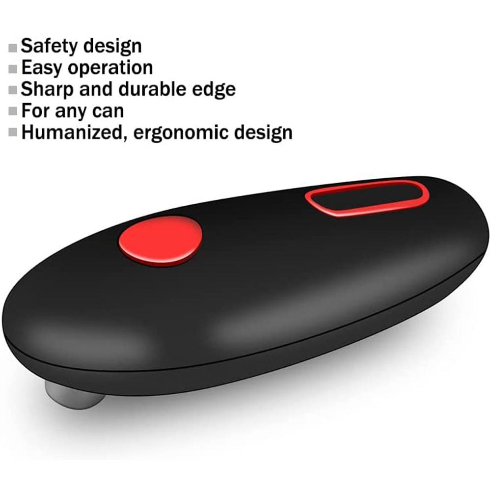 One-Touch Electric Can Opener (Hands-Free, Portable)