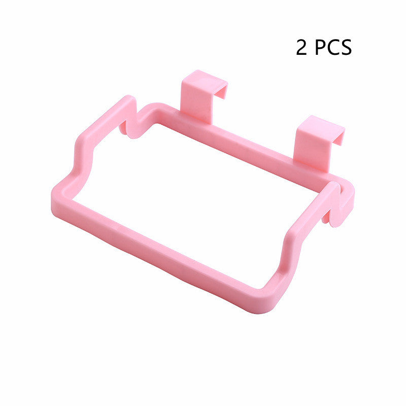 Space-Saving Hanging Trash Bag Holder for Easy Waste Management