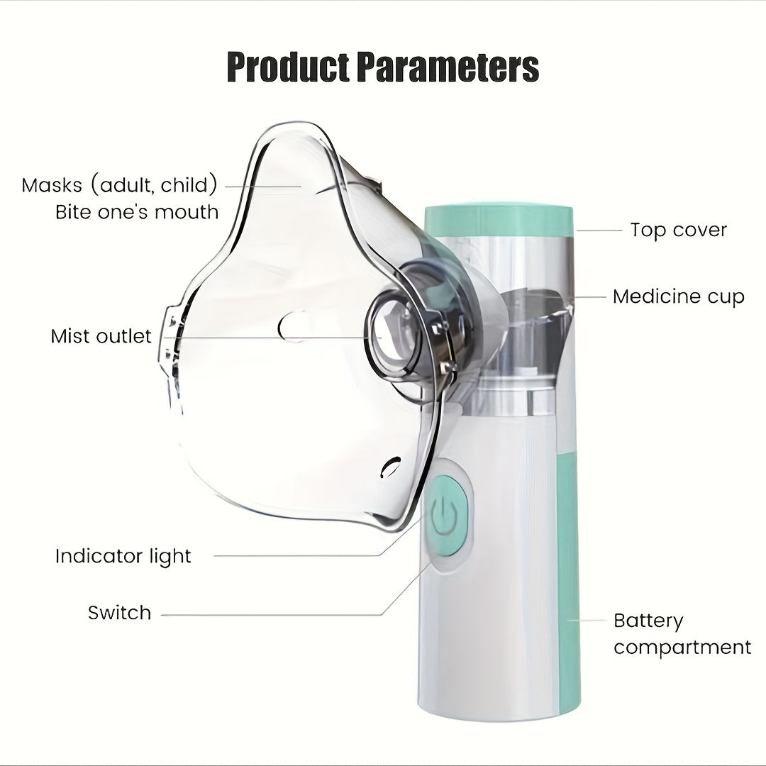 Portable Ultrasonic Cool Mist Nebulizer for Travel