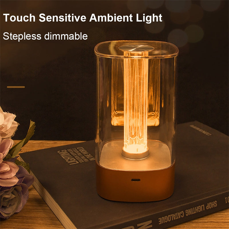 Touch Sensitive LED Ambient Light with Warm Light and Eco-Friendly Design