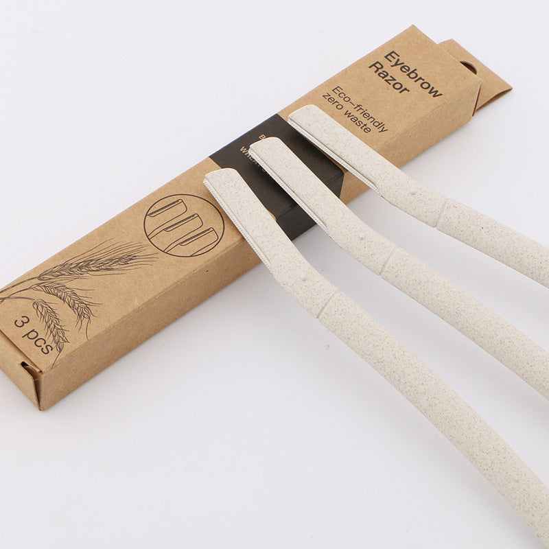 Eco-Friendly Biodegradable Eyebrow Razor for Sustainable Grooming