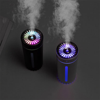 Portable Car Humidifier with Blue LED Light - Enhance Air Quality On-the-Go