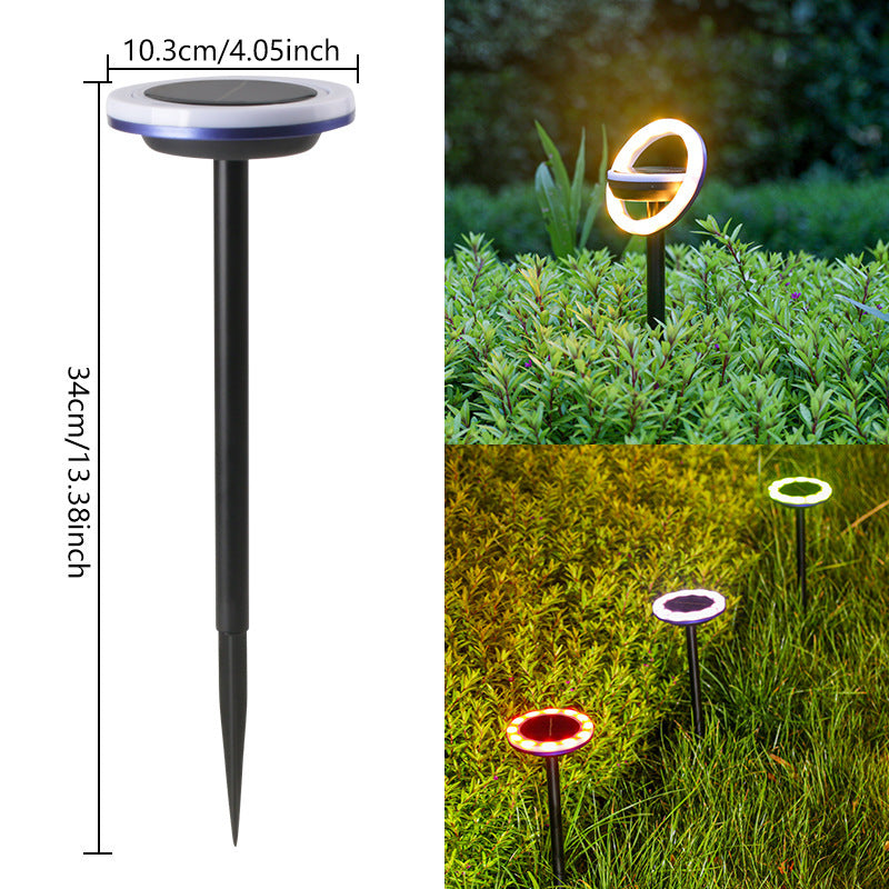 Solar-Powered Multicolored LED Garden Lights - Eco-Friendly Outdoor Lighting