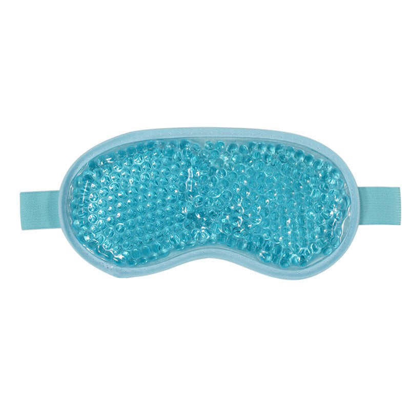 Reusable Gel Eye Mask for Hot & Cold Therapy - Blue Contoured Design