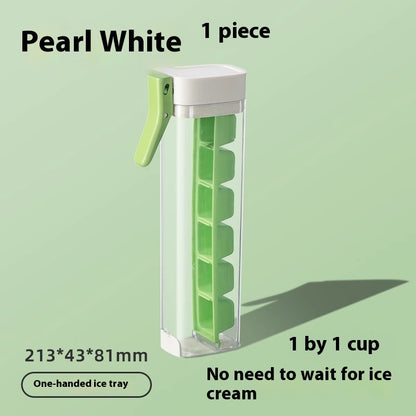 Eco-Friendly Reusable Ice Cube Tray with Dispenser