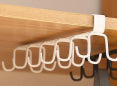 Kitchen Cabinet Hanging Iron Hook Organizer