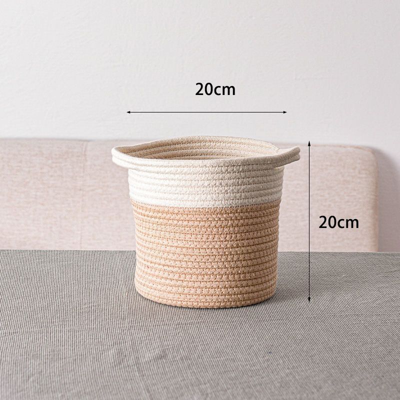 Eco-Friendly Hand Woven Storage Basket for Clothes & Toys
