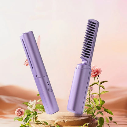 Eco-Friendly Wireless Hair Hot Comb for Effortless Styling