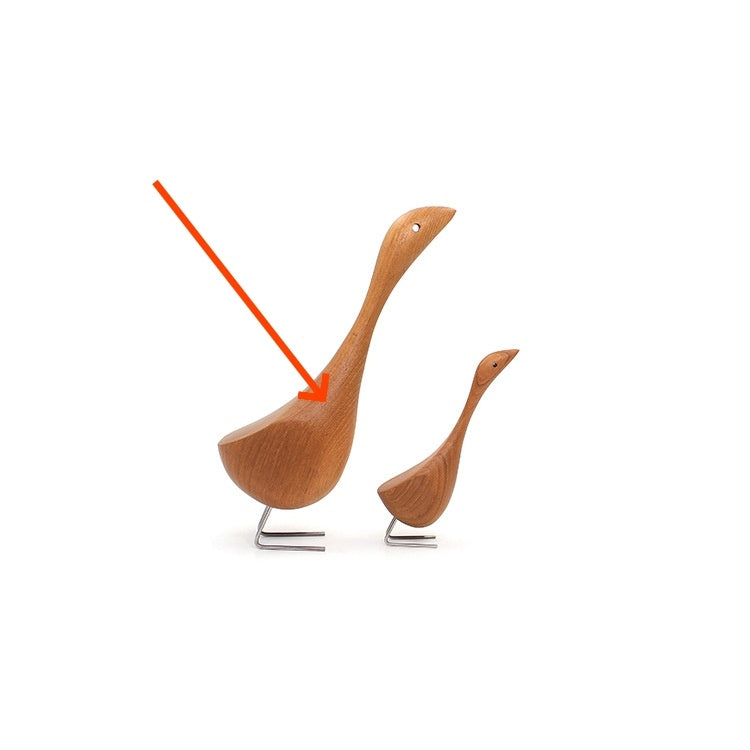 Eco-Friendly Wooden Bird Figurines - Sustainable Home Décor