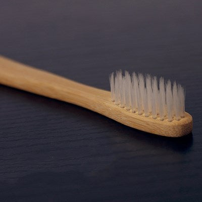 Eco-Friendly Bathroom Accessory Set - Ceramic & Bamboo