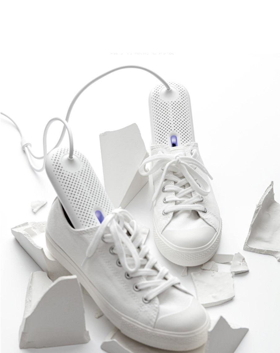 Eco-Friendly Electric Footwear Dryer in Matte White