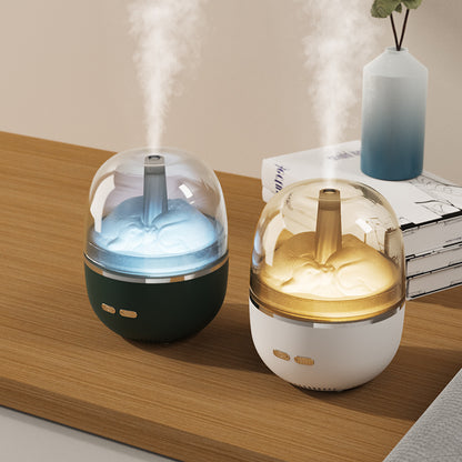 Compact Aromatherapy Humidifier with Water-Saving Technology