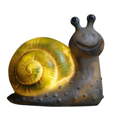 Solar-Powered Snail Garden Light - Eco-Friendly Outdoor Décor