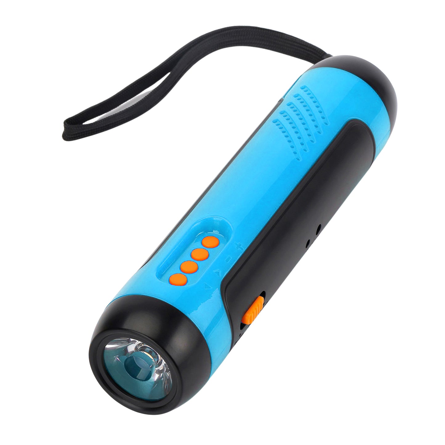 Multifunction Hand Crank Flashlight with Radio and Siren