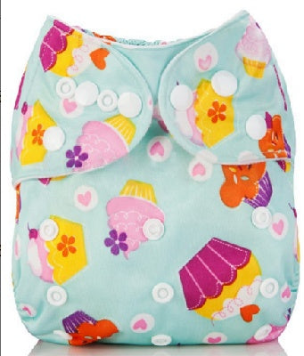 Baby Adjustable Cloth Diapers – Washable & Reusable Snap Diapers (3–13 kg)