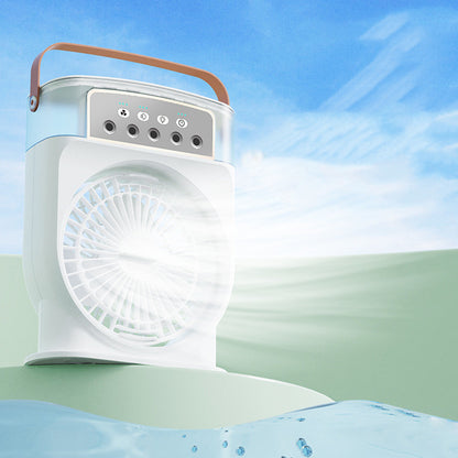 Portable Air Conditioner Cooling Fan with LED Lighting
