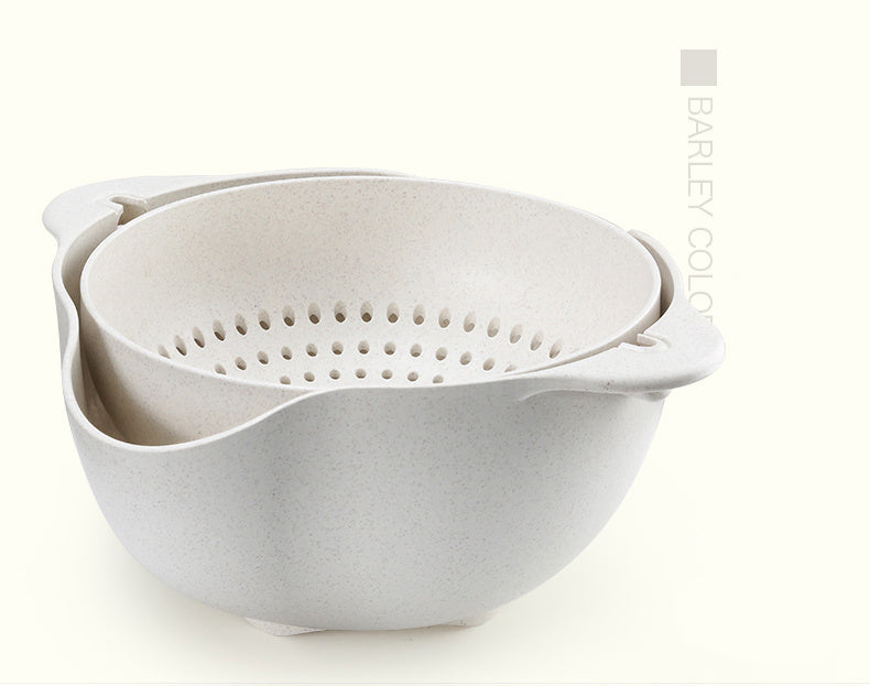 Eco-Friendly Biodegradable Colander - Light Green Kitchen Essential