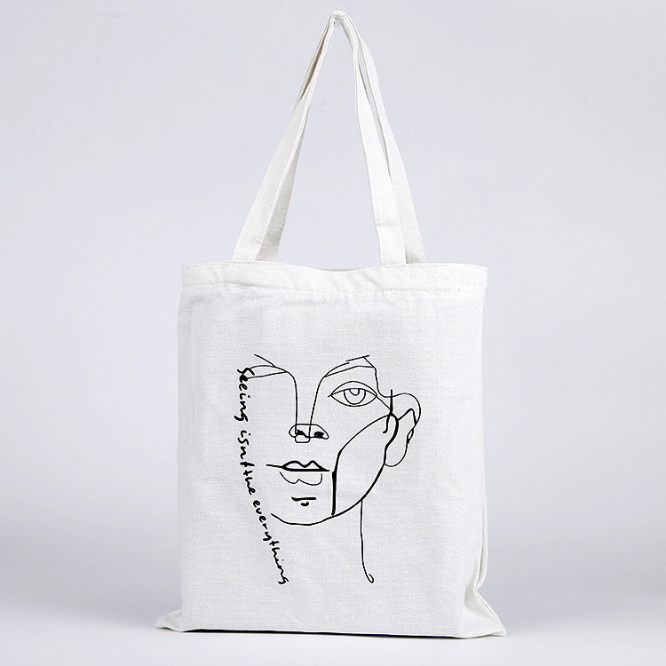 Eco-Friendly Reusable Cotton Tote Bag - Sustainable Shopping Solution