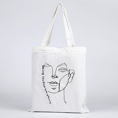 Eco-Friendly Reusable Cotton Tote Bag - Sustainable Shopping Solution