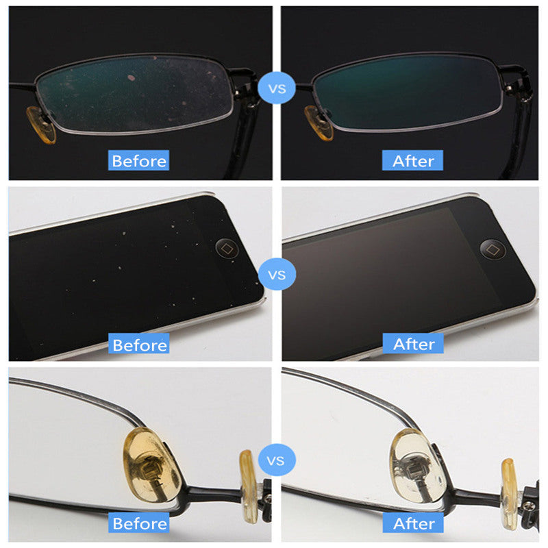 Biodegradable Lens Cleaning Towelettes - Eco-Friendly, Plastic-Free Wipes