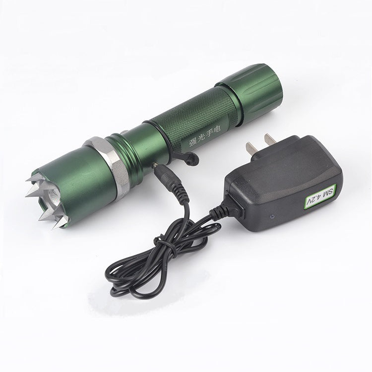 Ultra-Bright Self-Defense LED Flashlight - Rechargeable & Durable