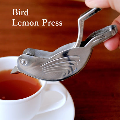 Bird-Shaped Stainless Steel Lemon Press