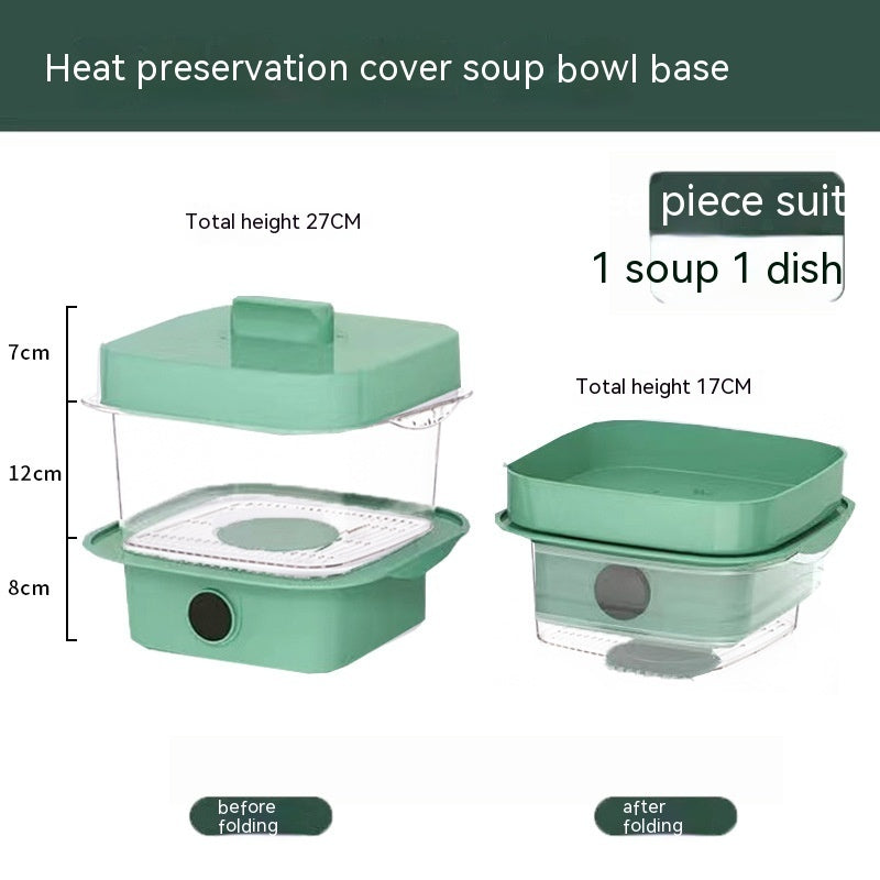 Eco-Friendly Multi-Layer Food Steamer & Storage Cover