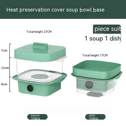 Eco-Friendly Multi-Layer Food Steamer & Storage Cover